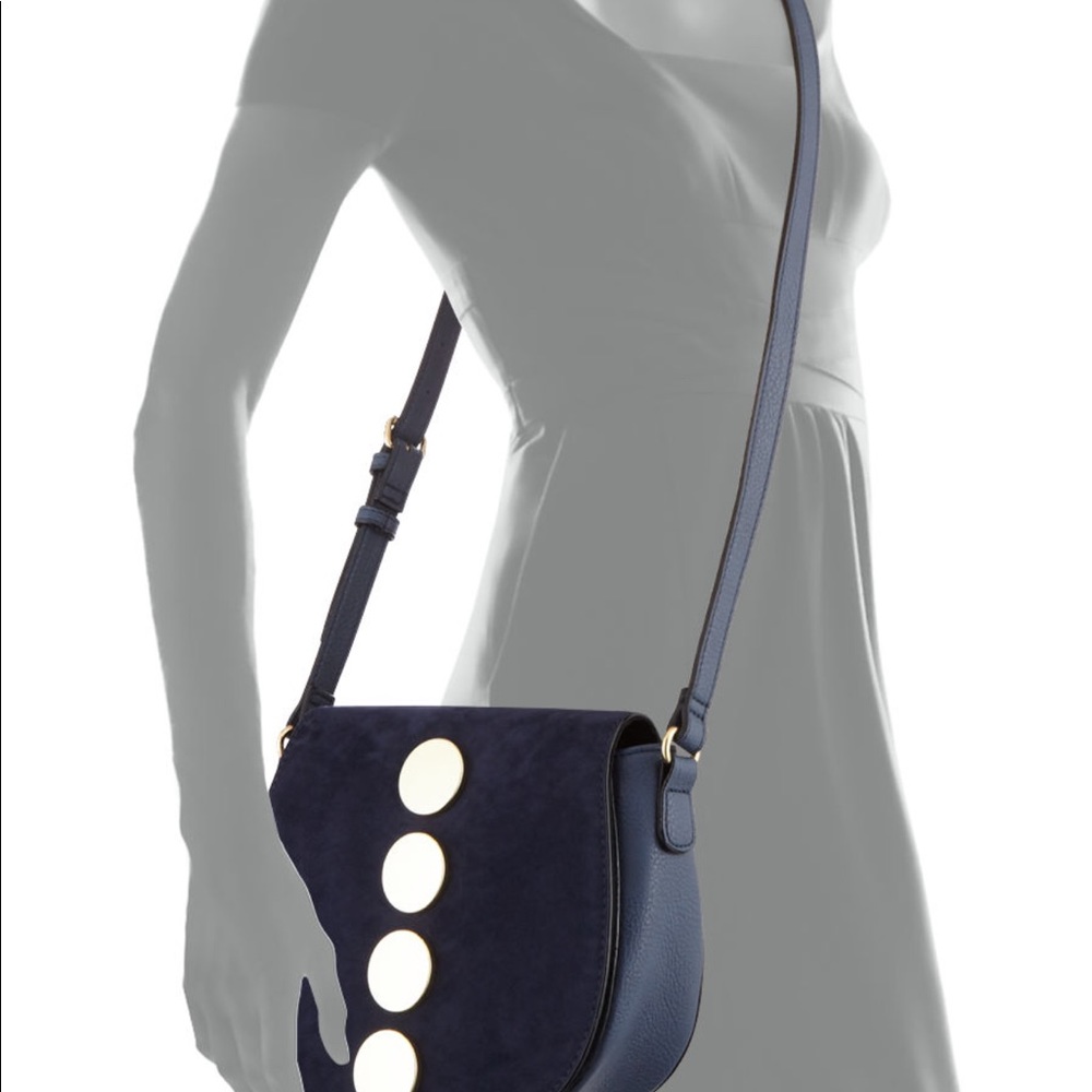 Lenora Mixed Dot Saddle Bag